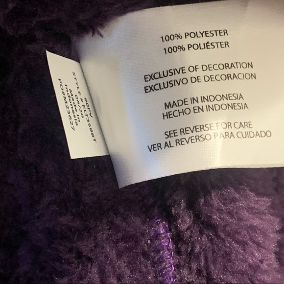 Everett Pullover Fleece Purple Large tags removed and worn a few times - Picture 5 of 5